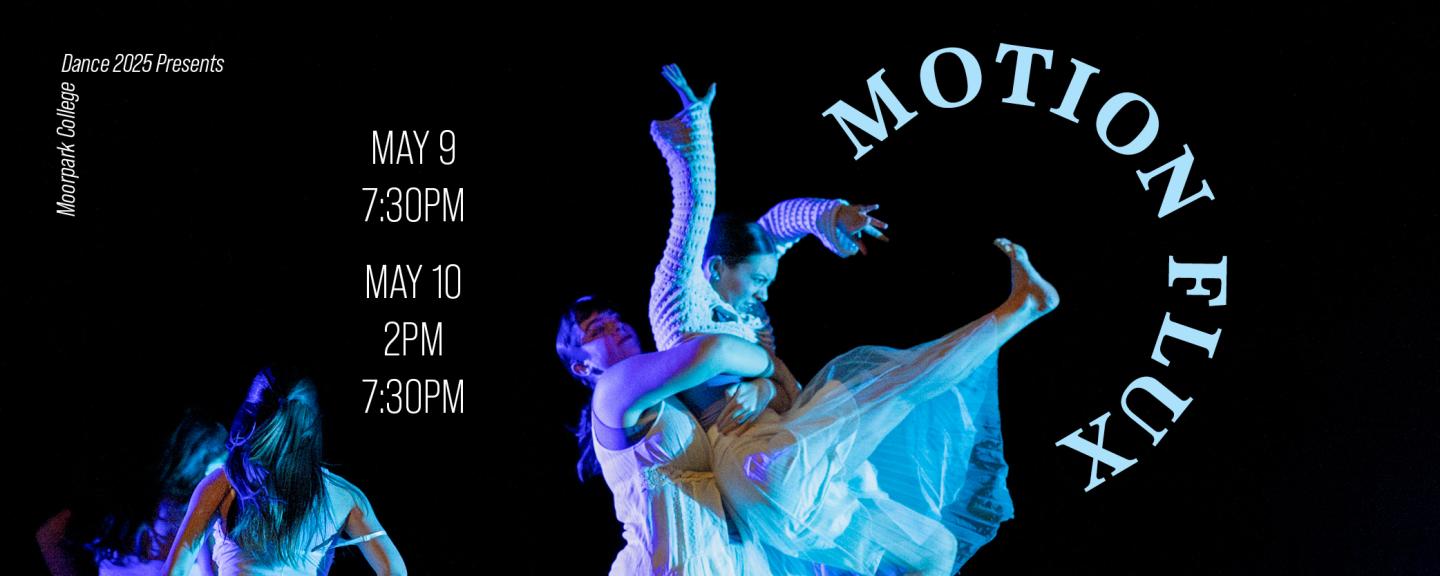 MC Dance presents The MOTION FLUX 2025 Dance Concert on May 9 and 10 in the PA Mainstage Theater.