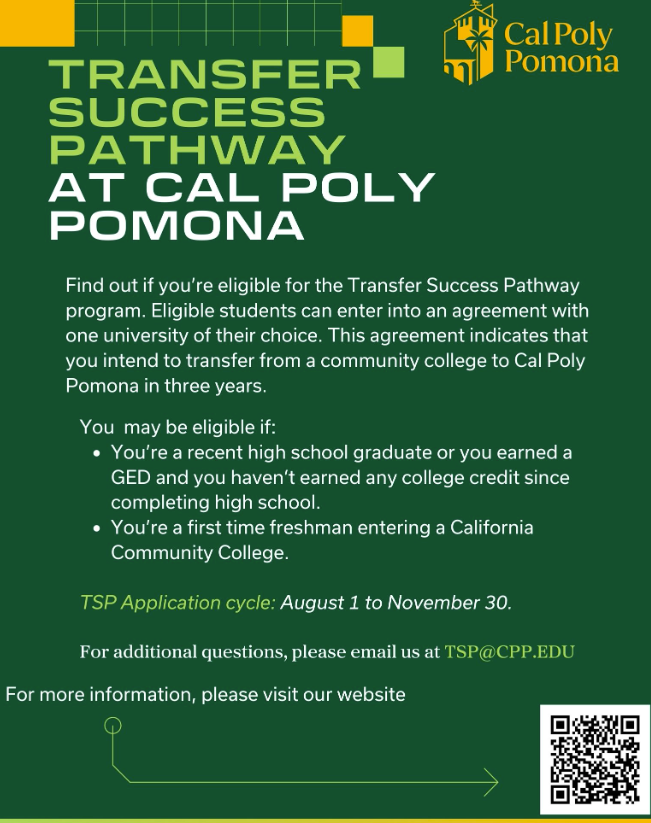 Cal Poly Pomona Transfer Success Pathways