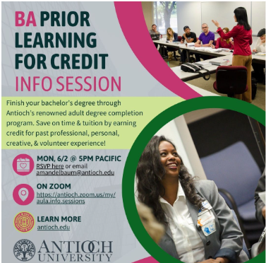 Antioch BA Prior Learning for Credit Info Session