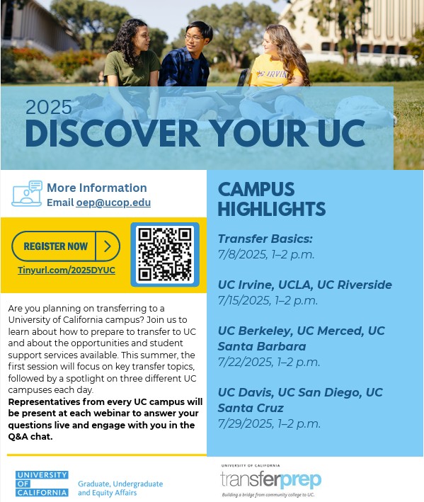 2025 Discover Your UC Campus Highlights