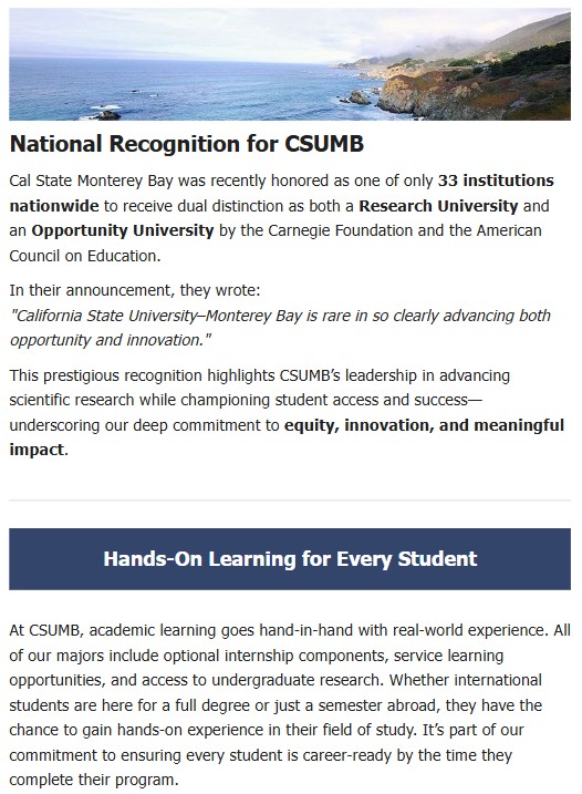 CSU Monterey Bay