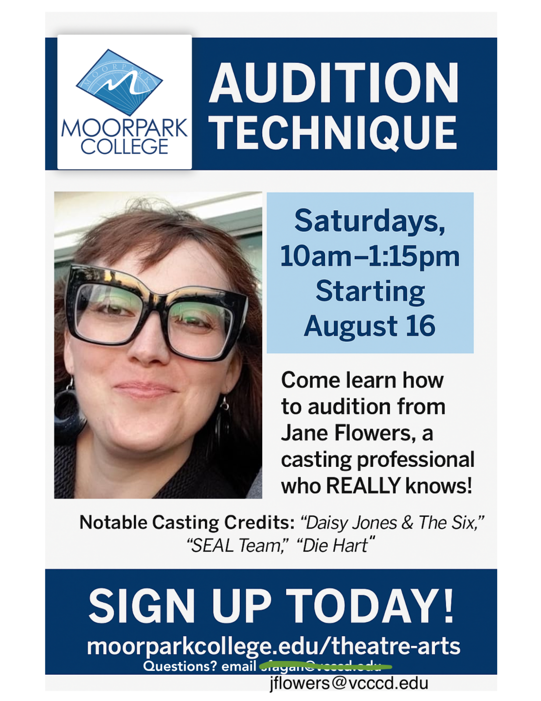 Audition Techniques Flyer