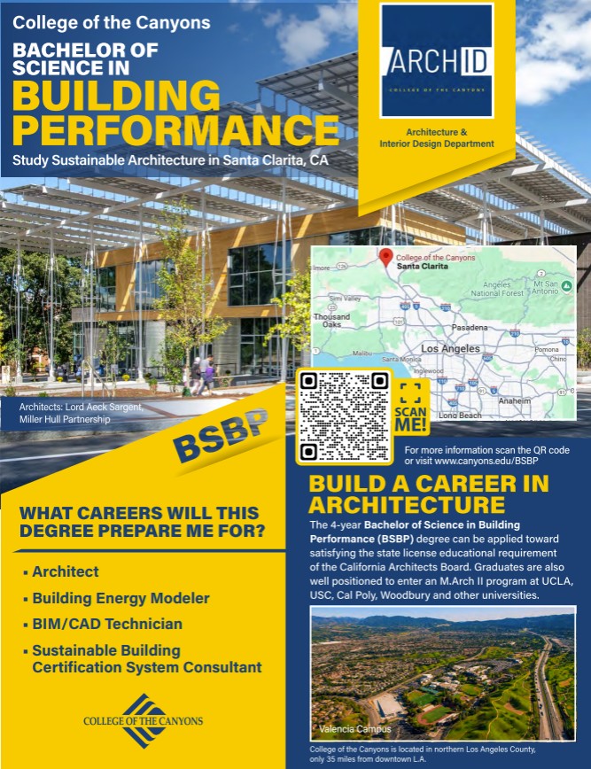 College of the Canyons BS in Building Performance