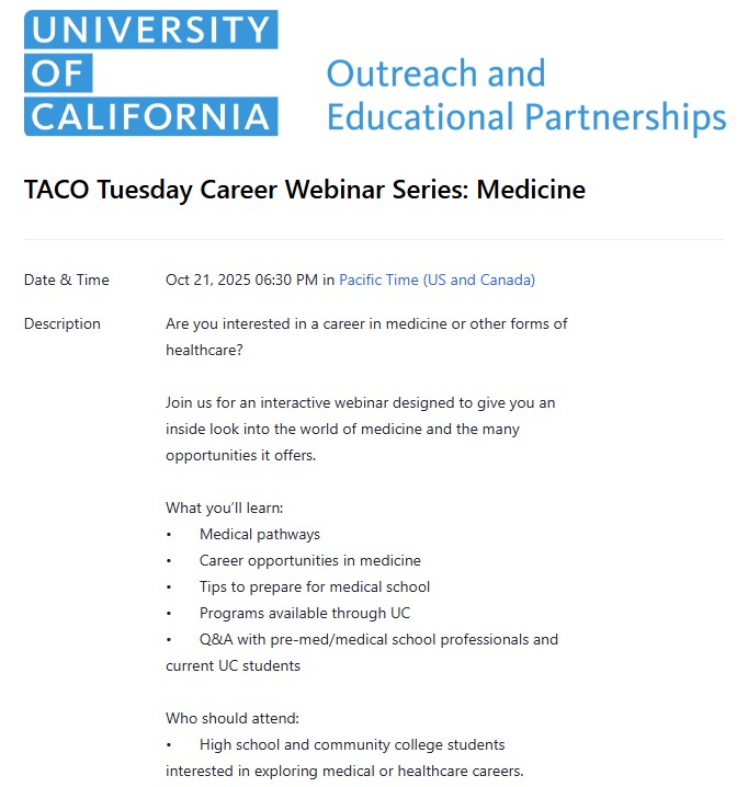 Exploring Careers in Medicine