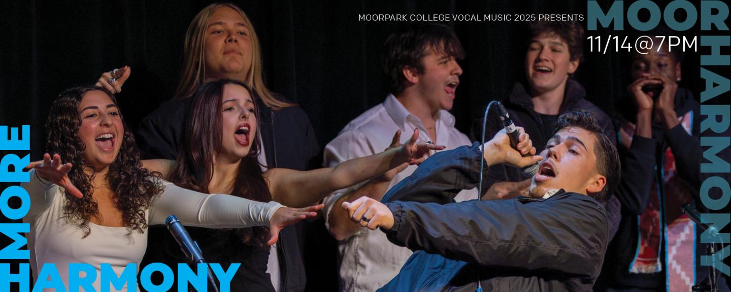 The MC Music Department Presents "Moor Harmony" on November 14, 2025 at 7:00pm