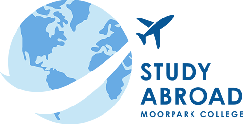 plane flies around the globe