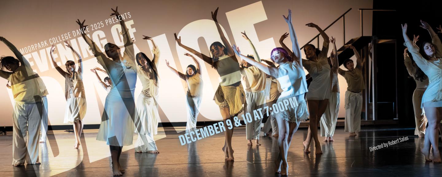 The MC Dance Department presents Evening of Dance for Fall 2025 on December 9 & 10, 2025 at 7:00pm