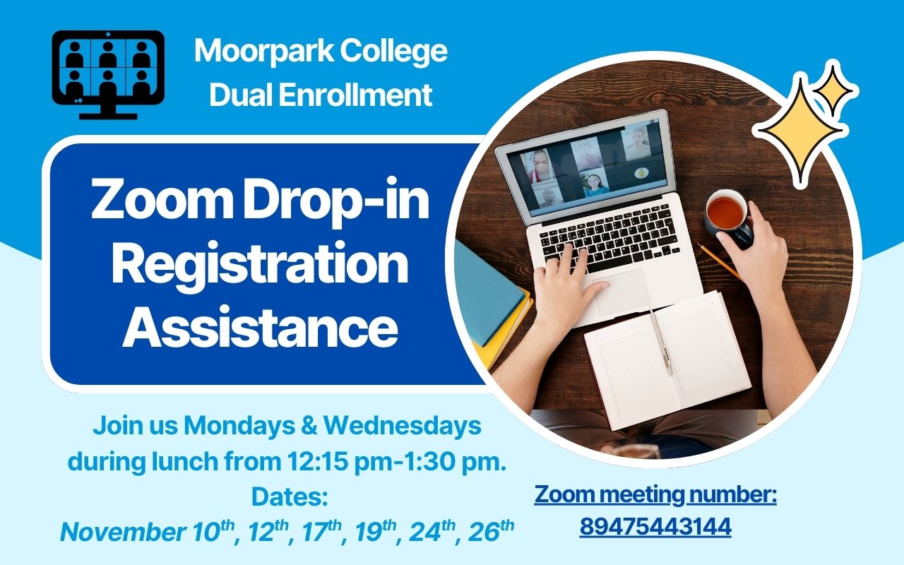 Picture of Zoom Drop In Assistance, Every Monday and Wednesday starting on November 10th