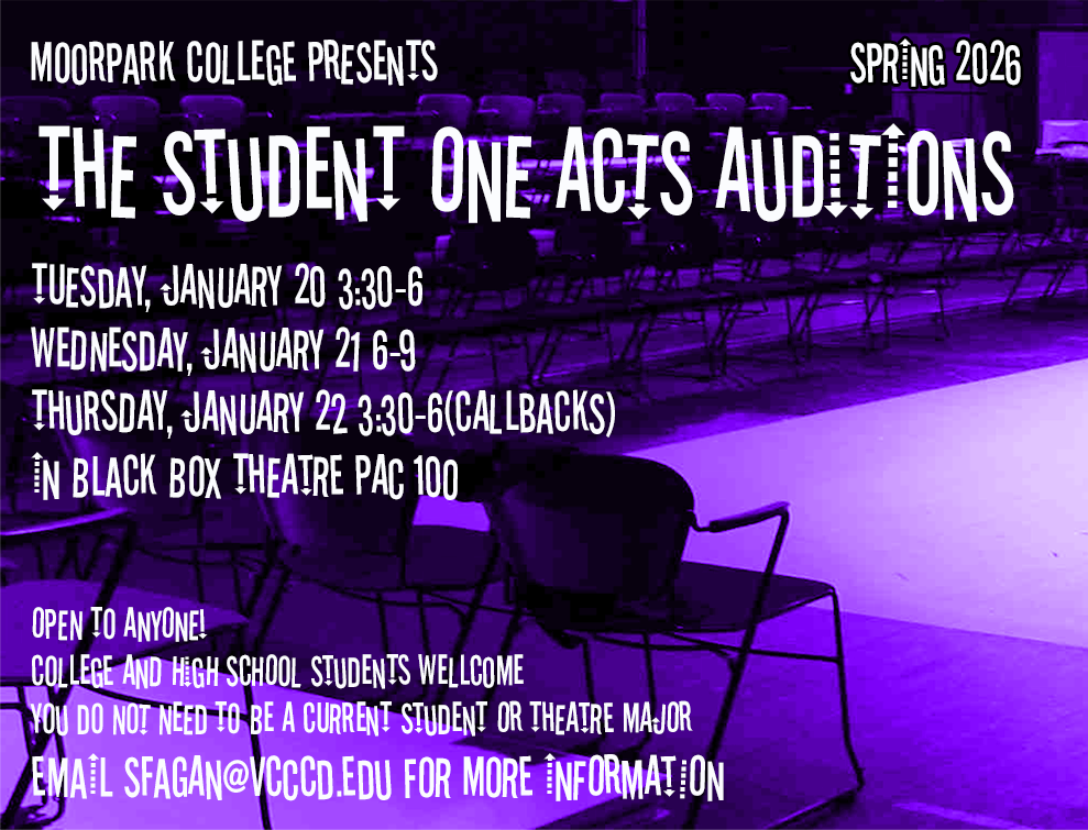 Audition Student One Acts Flyer