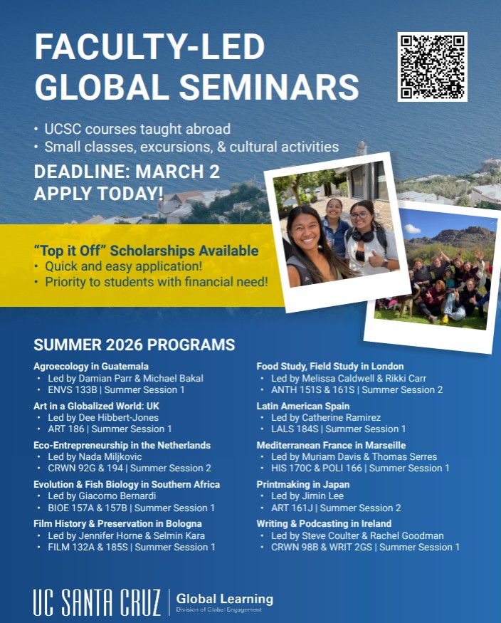 Faculty-Led Global Seminars