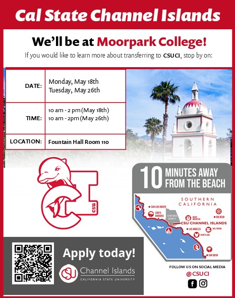 CSUCI On the Spot Admissions May 18th and 26th 10AM to 2PM