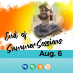 District alumni and text that reads: End of Summer Sessions District alumni and text that reads: End of Summer Sessions