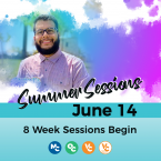 Oxnard College Alumni and text that reads: Summer Sessions J