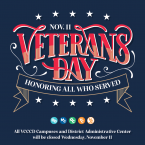 Nov. 11 Veterans Day Honoring All Who Served. All VCCCD camp Nov. 11 Veterans Day Honoring All Who Served. All VCCCD camp