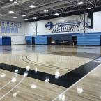 Inside the newly renovated Moorpark College gymnasium