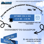 Club Rush Sept 25 & 26