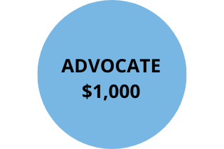 President's Circle Advocate Level - $1,000