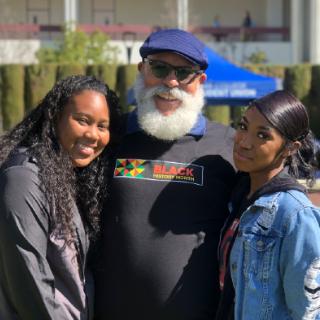 students celebrate black history month