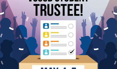It's time to elect a new VCCCD Student Trustee! It's time to elect a new VCCCD Student Trustee!