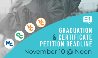 Graduation &amp;amp; Certificate Petition Deadline: November