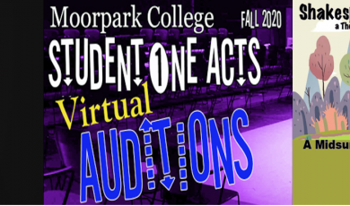 Sign up for Moorpark College's Virtual Auditions for "Macbeth", the One Acts and Theatre for Young Audiences