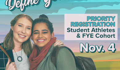 Priority registration: student athletes and FYE