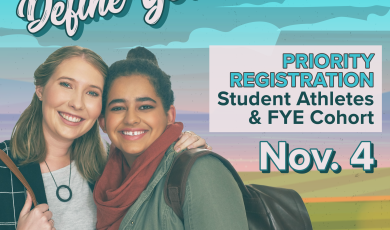 Priority registration: student athletes and FYE 