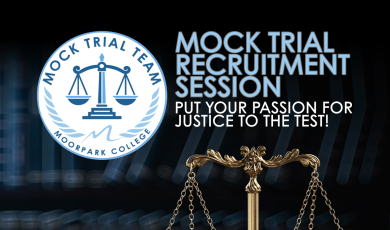 Mock Trial Recruitment Session scales of justice