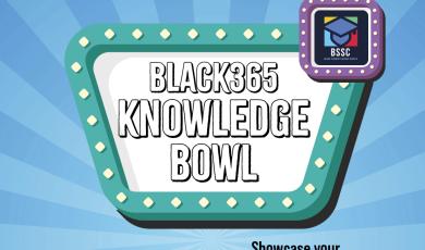 Neon signs on a blue striped background