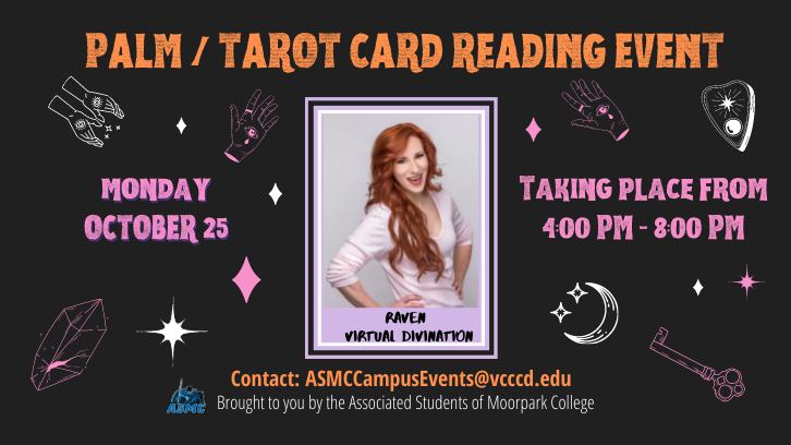 Tarot and palm reading event hosted by ASMC on October 25