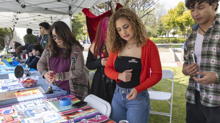 LatinX Club during Club Rush 2025