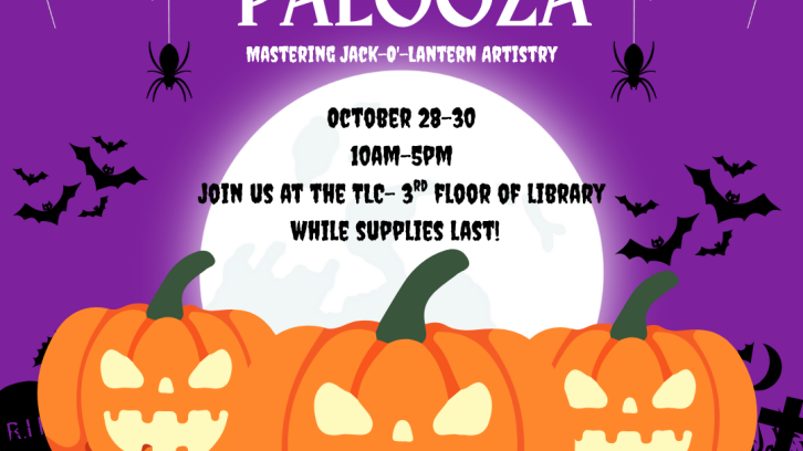The TLC's annual pumpkin palooza is october 28-30th. Join us for pumpkin painting while supplies last (10am-5pm)