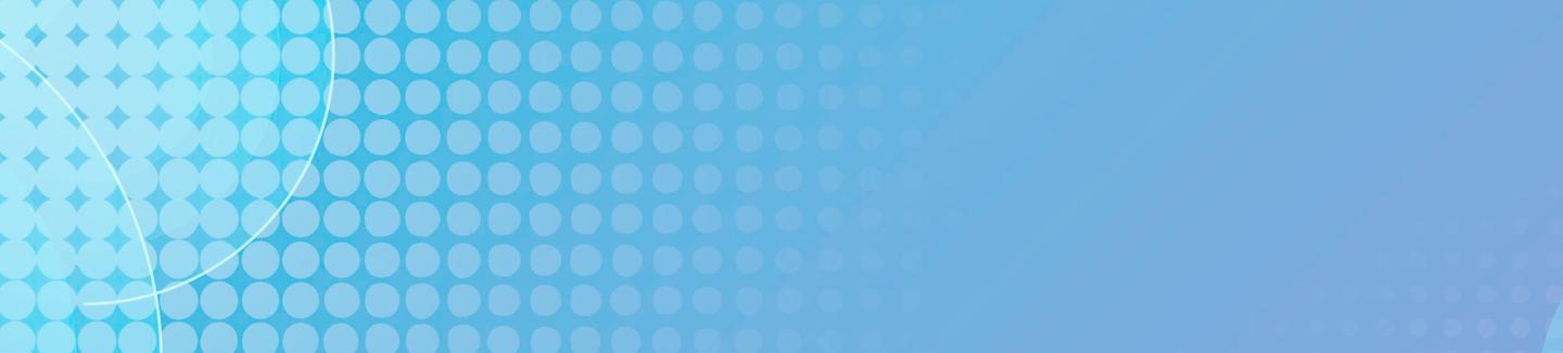 Light Blue halftone circle graphic banner