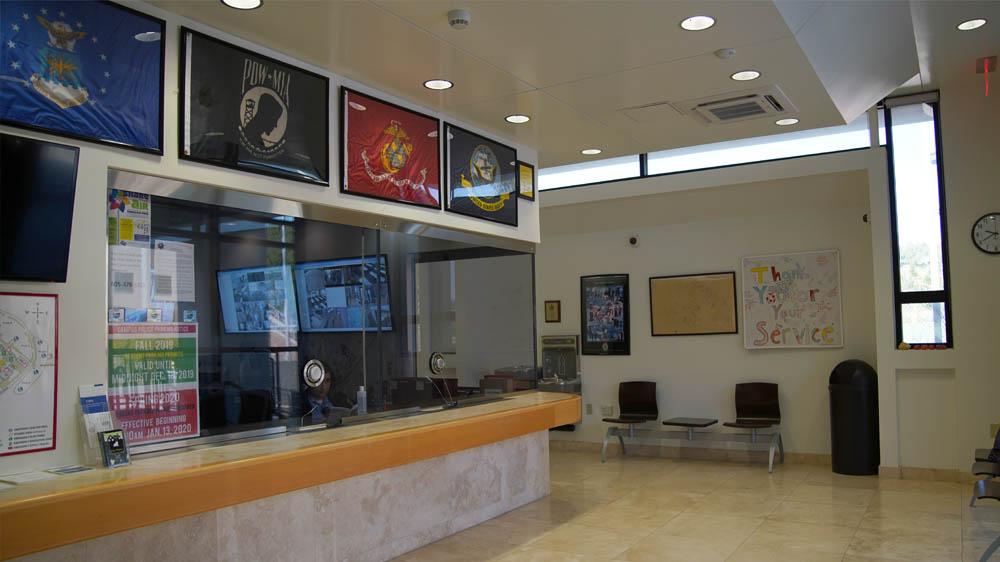 campus police office interior