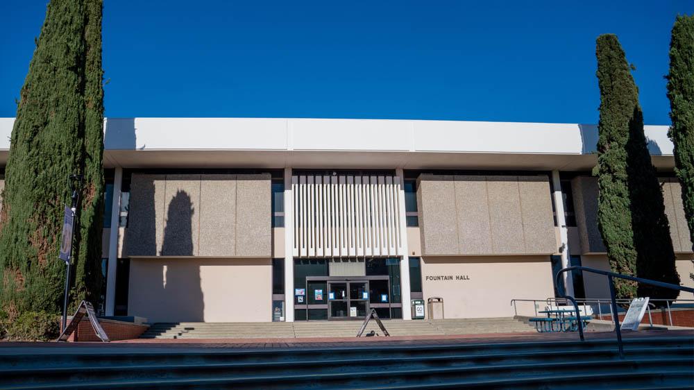 Fountain Hall building main entrance