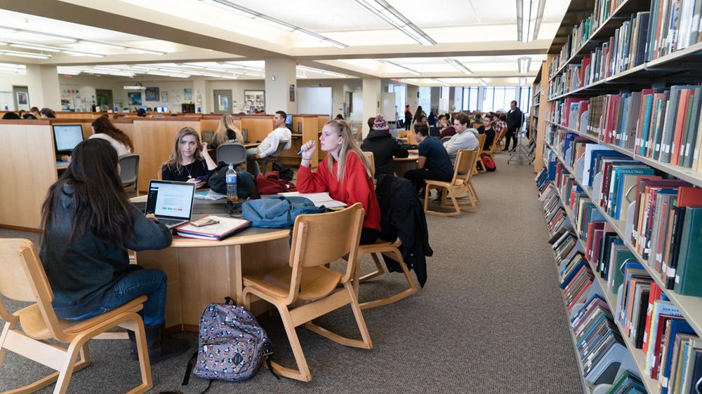 library interior