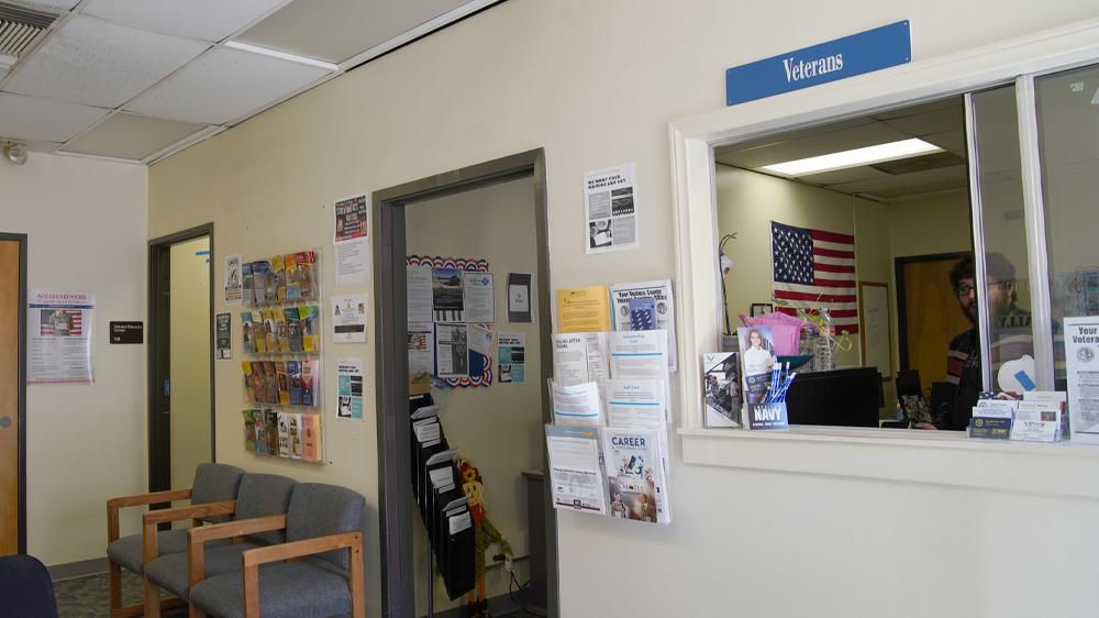 Veterans office interior