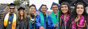 Image of students in graduation regalia from Moorpark, Oxnar