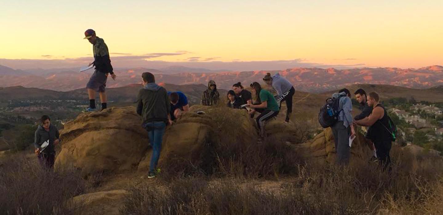 Field mapping in Long Canyon