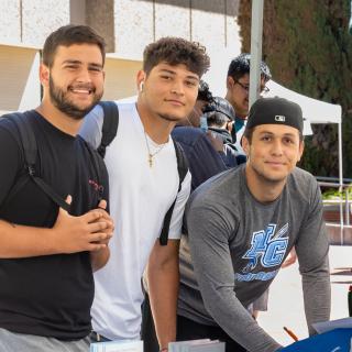 Students attending the Annual MC Health Fair